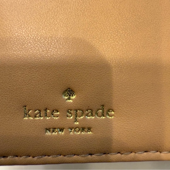 Kate Spade Women’s Bi-fold Long Wallet Black Pebble Leather Excellent! - Picture 6 of 15